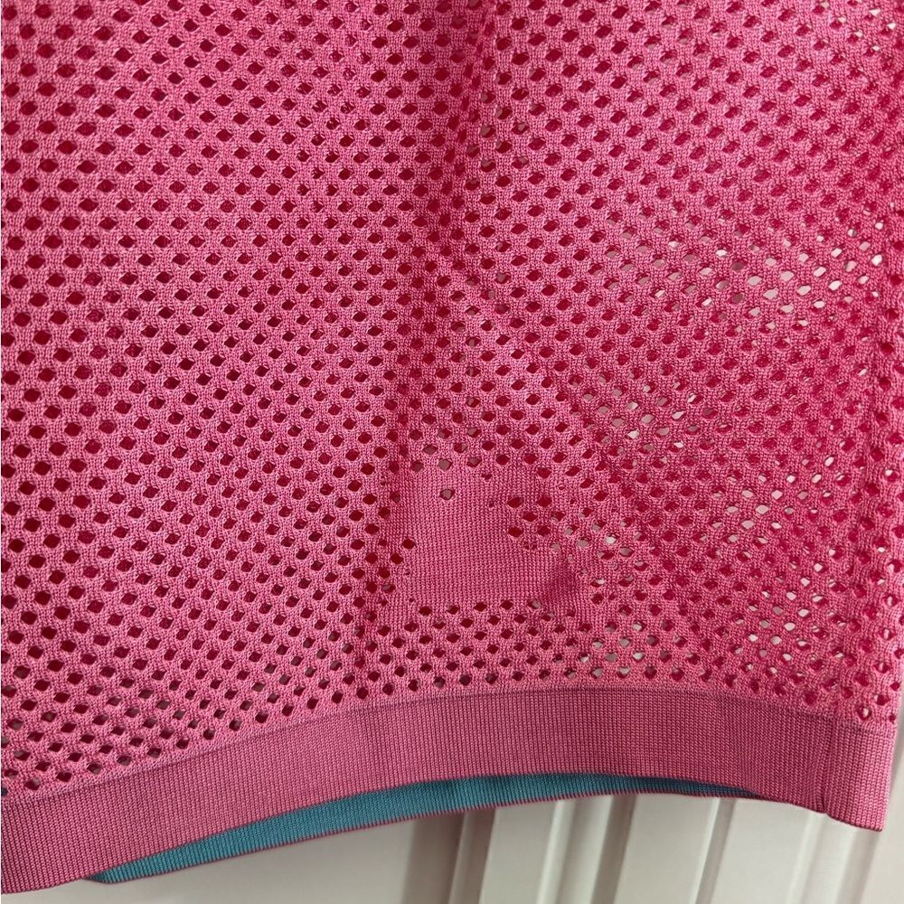 Burberry Pink Mesh Shorts Size Large - Picture 5 of 9